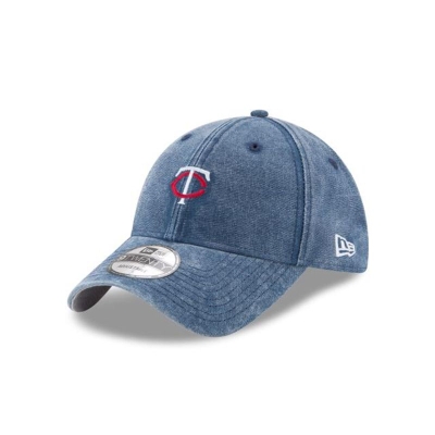 Blue Minnesota Twins Hat - New Era MLB Rugged Mini 9TWENTY Adjustable Caps USA3760914